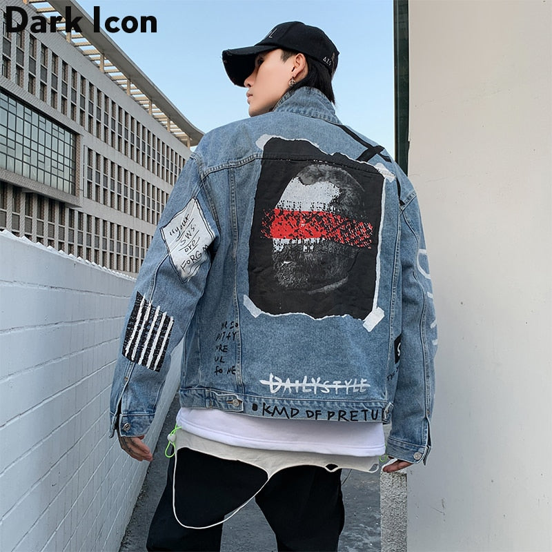 Mountainskin Fashion Men's Jeans Streetwear Retro Denim Jeans